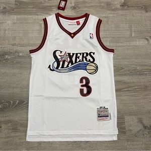 Vintage Sixers Allen Iverson Mitchell & Ness Jersey Size medium